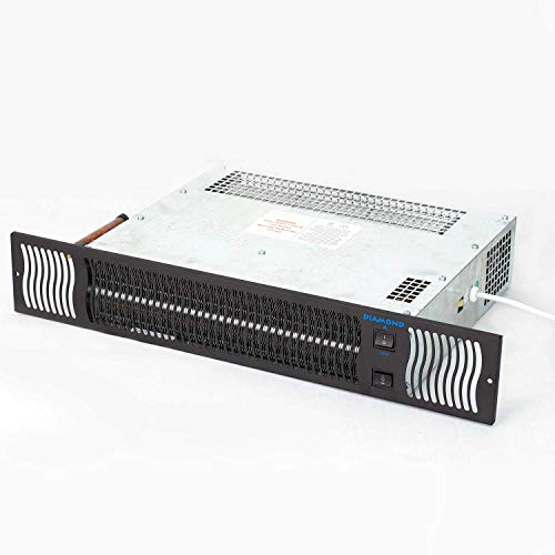 Bidex Diamond 900 Central Heating Kitchen Plinth Heater - Black Grille