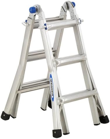 Werner MT-13 300-Pound Duty Rating Telescoping Multi-Ladder, 13-Foot