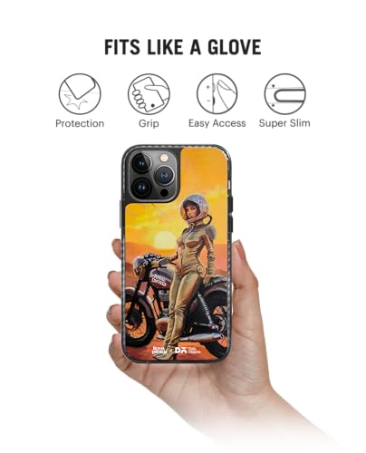 Image of DailyObjects The Future is Classic Stride 2.0 Magnetic Case Cover Compatible with iPhone 14 Pro Max | Wireless Charging Slim Back Cover | 2 Layer Edge Protection & Shockproof