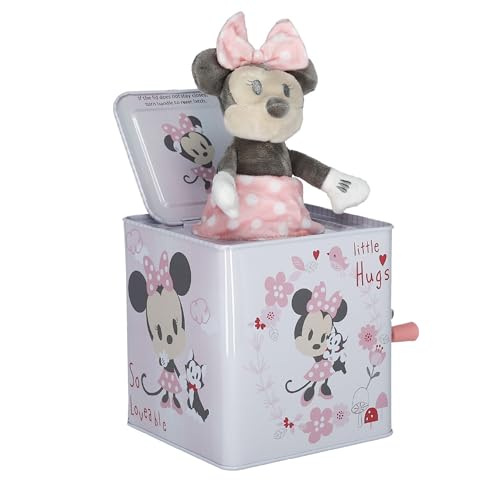 Disney Baby Minnie Mouse Jack-in-The-Box - Musical Toy for Babies- Pink by KIDS PREFERRED - Used condition - US$19.63