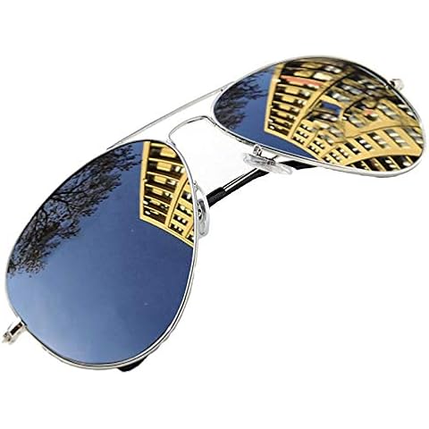 4sold Unisex 70's Mirrored Pilot Sunglasses Cover
