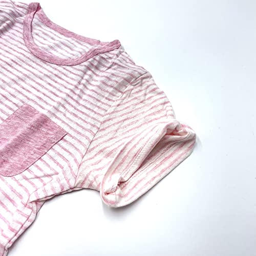 Toddler Boys Girls Summer Cotton Stripes Short Pajama Set Kids Jammies Sleepwear4