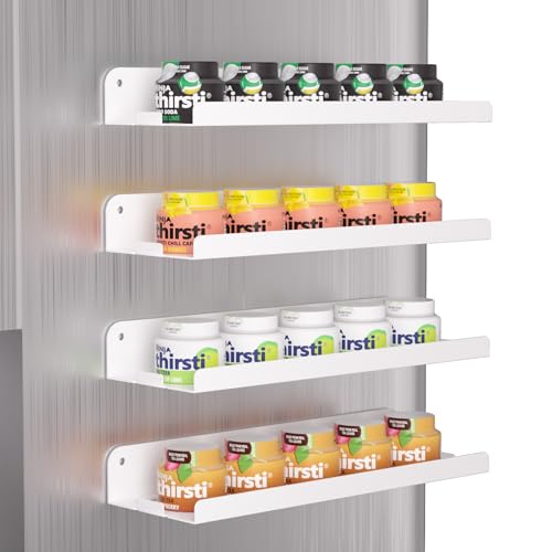 4 Pack Flavor Pods Holder Compatible with Ninja Thirsti，Magnetic Spice Rack Organizer for Refrigerator and Oven，Kitchen  - Detailed View