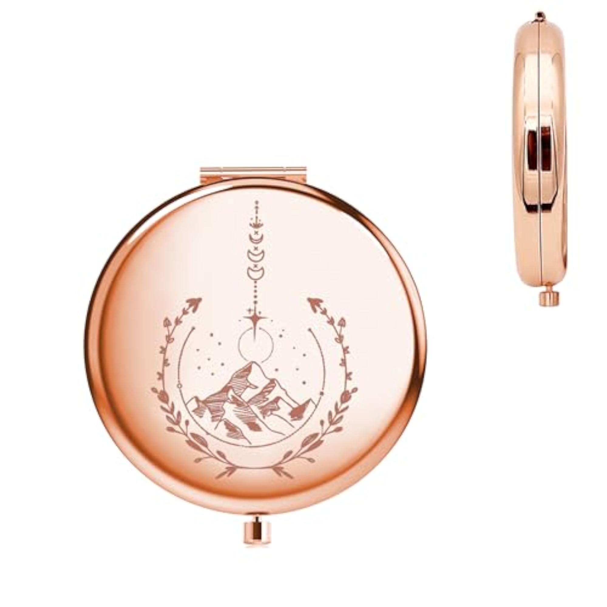 Compact Makeup Mirror for Book Nerds