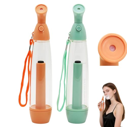 Brumizador Agua, Brumizador Recargable, Brumizador Agua Cara,Vaporizador Agua,Vaporizadores Brumizadores Manuales,Vaporizador Portátil en Vapo Brumizador Agua Ideal para refrescar cara (2 unidades)