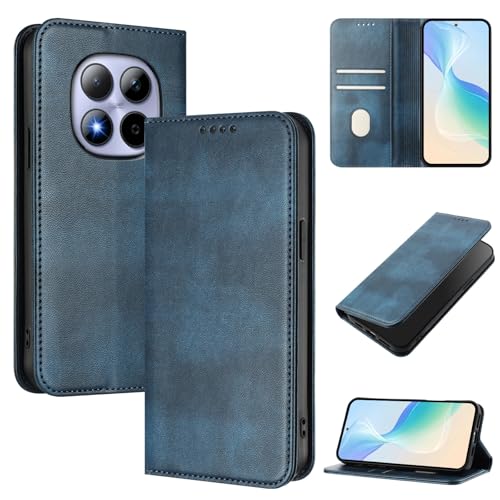 Cover �Ή��@�� for Xiaomi Redmi Note 15 Pro 4G,�Ή��@�� for Xiaomi Redmi Note 15 Pro 4G ���U�[�P�[�X �X���b�g�t���J�[�h���[ Blue