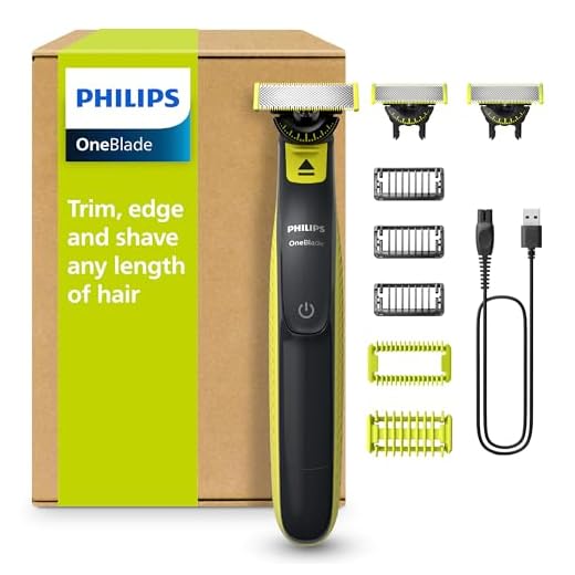Philips OneBlade 360 Autentico Regolabarba Elettrico per Viso e Corpo, Rasoio e Spazzola, 3x 360 Lame, 3x Pettine per Barba (1,3,5 mm), 1x Kit per il Corpo, QP2824/31
