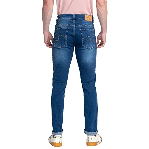 Image of Spykar Men's Mid Rise Regular Fit Jeans