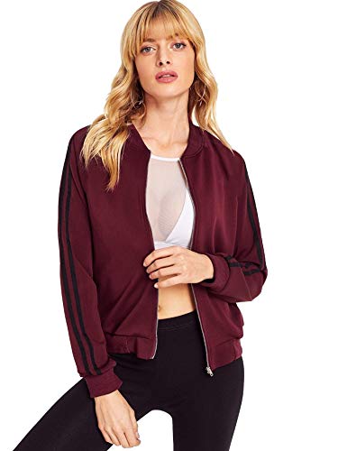 Fabricorn Fleece Material Round Neck Plain Stylish Sweatshirt Jacket (Maroon; XXL)