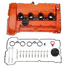 Aluminum Valve Cover Compatible with 2007-2016 BMW MINI Cooper S Paceman L4 1.6L with N14 Turbo Engine Parts 11127646555 Orange