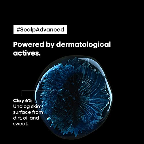 L’Oréal Professionnel Scalp Advanced Anti-Oiliness 2-In-1 Deep Purifier Clay | For Oily Scalp | With 3% AHA (250 Gm). - Image 5