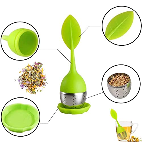 Leuke theezeef Siliconen theezeefje Thee-ei Siliconen thee-ei Siliconen losse theeblad Siliconen theefilter Food Grade… - Image 5