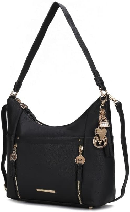 MKF Collection Shoulder Bag for Women, Vegan Leather Crossbody, Hobo Fashion Handbag Messenger Purse - Image 5