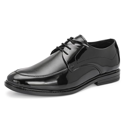 Image of Centrino Men's Formal Lace-Up Shoes | Soft & Comfortable Formal Shoe| Lace-up Oxford Shoes for Men | Solid Design | Ideal for Formal, Business Casual, and Parties | Stylish-Looking Footwear (9361)