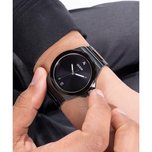 Image of GUESS Vinyl Analog Watch for Men with Round Dial & Water Resistant Man's Wrist Watches