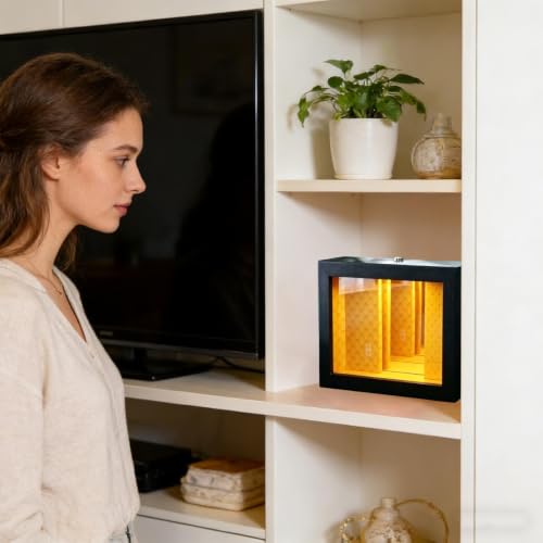Espejo de abismo 3D iluminado: elimina la monotonía de tu marco de escritorio 4