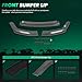 SCITOO Glossy Carbon Look Front Bumper Lip RA-Style Fits for 2016-2020 for BMW M2 F87 PP Front Lip Spoiler