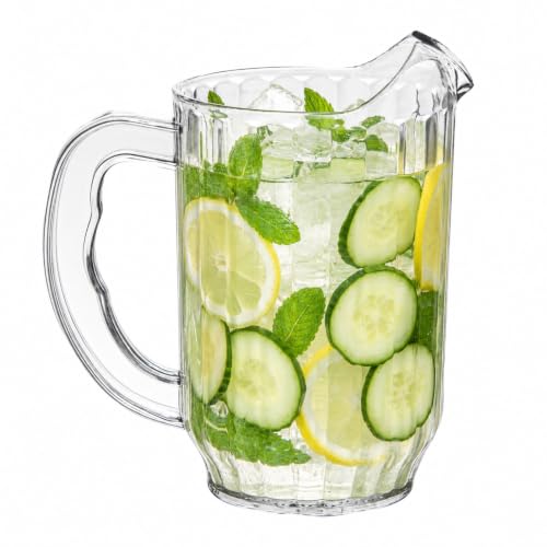 Image of Restaurantware 32 oz Clear Plastic Water Pitcher