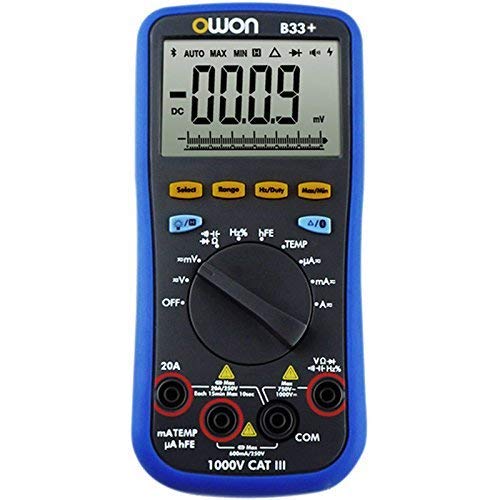 MeterTo Multimeter, AC DC Voltage Current Resistance Capacitance Temperature Tester, Support Android 4.3 iOS 7.0