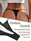 comeondear Mini G String Damen Tanga Sexy Dünn mit Strass Spitze Unterwäsche für Frau Große Größen Brazilian Unterhosen Slip Niedrige Taille Höschen Durchsichtig Lace Panties Thong T Back(Schwarz,M)