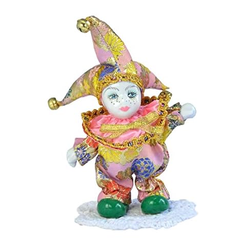 Perfeclan Porcelain Clown Doll Figurine for Halloween Cover
