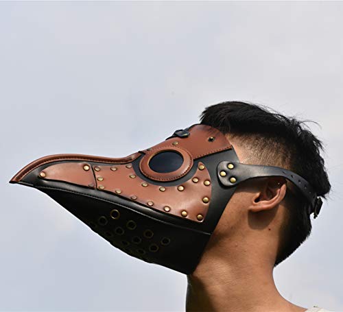 Party Story Plague Doctor Mask Novelty Costume Party Mask Full Head Steampunk Gothic Bird Mask (Only Mask) steampunk buy now online Party Story Plague Doctor Mask Novelty Costume Party Mask Full Head Steampunk Gothic Bird Mask (Only Mask) steampunk buy now online
