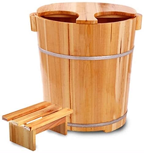 Tina de Pedicure de Madera 37 cm con Cubierta