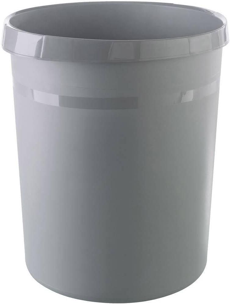 HAN Karma 237/312 x 350mm 18L Wastepaper Bin with Recessed Grip - Grey
