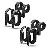 KEMIMOTO UTV Tool Holder Rack 2 Sets, Roll Bar UTV Tool Holder Shovel Mount Bow Rack Fits for 1.75”-2