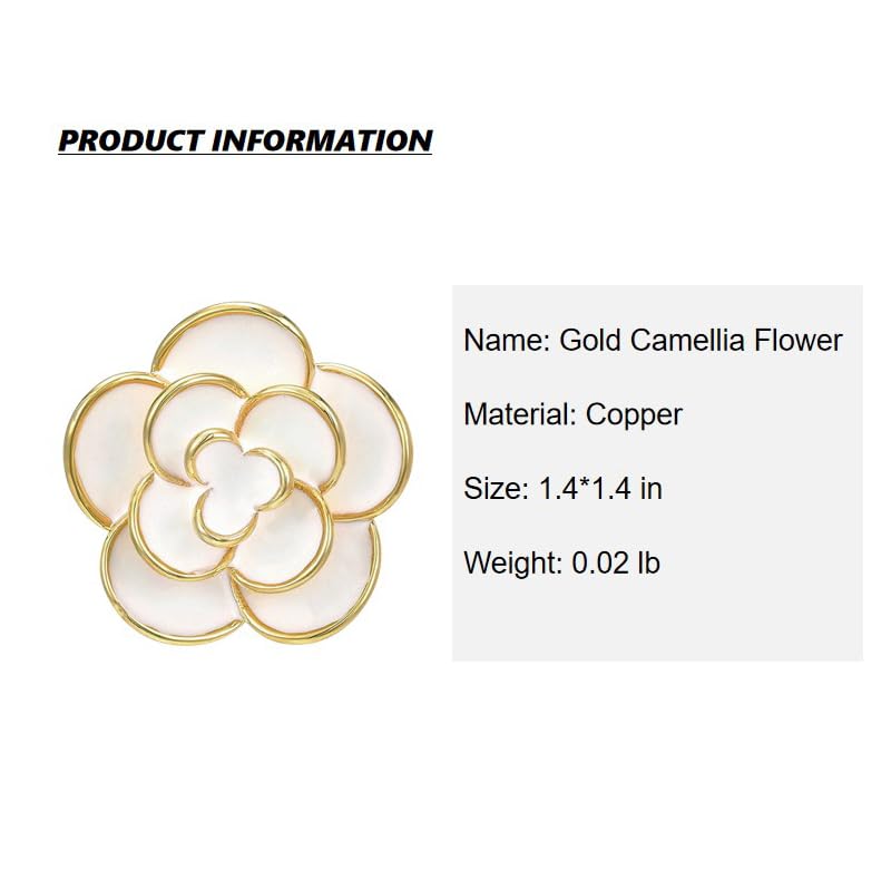 Image of Flower Brooch Pins for Women Rhinestone Red Pin Blazer Dress Denim Jacket Lapel Pin Wedding Holiday Gift Accessories