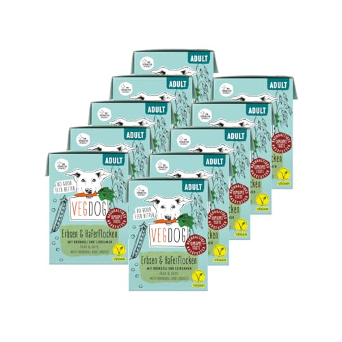Produktbild von VEGDOG hypoallergenes Nassfutter Adult vegan im Tetra Pak - 10 x 200 g