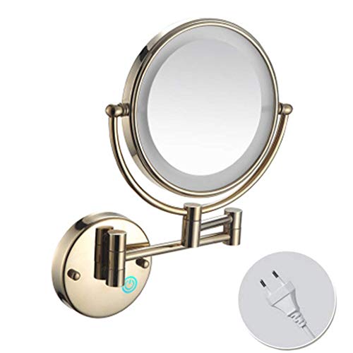 Miroir de maquillage éclairé LED avec lumière du jour variable 5X - 2