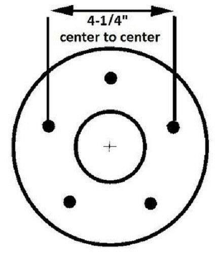 Reliable BT150A Short Trailer Axle Idler Hub W/Bearings Boat 5 Lug Axel