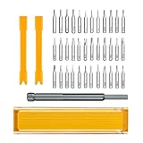 Précision et Facilité d'Utilisation: Doté d'un set de tournevis miniature conçu pour l'accessibilité, la poignée ergonomique et anti-dérapante améliore l'utilisabilité pour les individus de niveaux d'expérience. Son capuchon rotatif à 360 degrés simplifie les tâches complexes comme la réparation de montres, l'assemblage de jouets ou la maintenance d'appareils en offrant un contrôle constant et en minimisant la fatigue pendant les sessions d'utilisation prolongées.