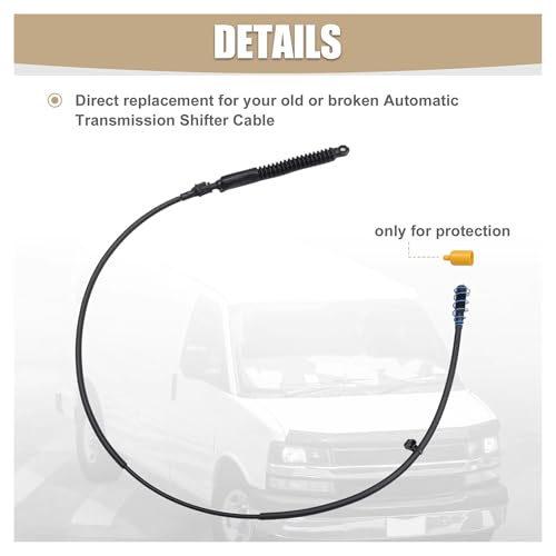 Cable de transmisión Motoforti para restaurar cambios en Chevrolet Express 2003-2009 7