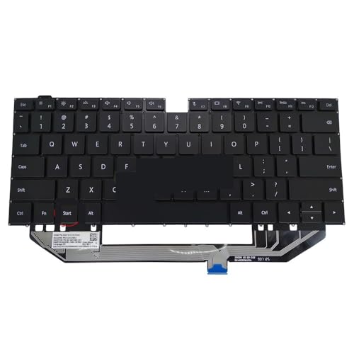 Clavier Huawei MateBook X Pro MACH-W19 disposition US QWERTY