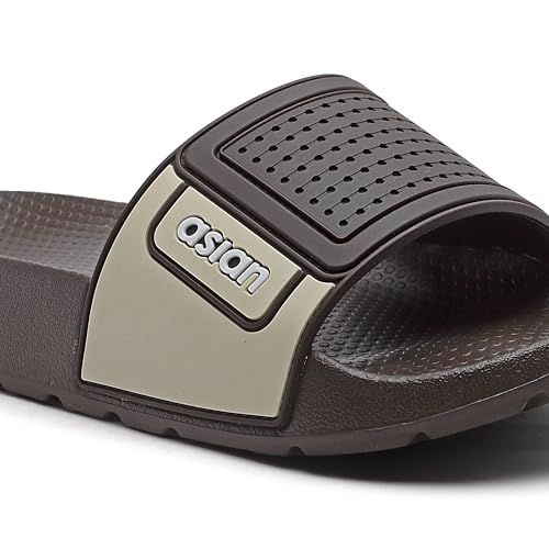 Image of ASIAN Men's Casual Walking Daily Used Slider & Flip-Flop Slipper with Lightweight Design Slider & Slippers For Men's & Boy's