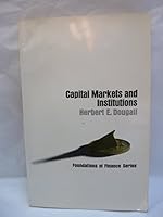 Capital Markets and Institutions B000K6PNT2 Book Cover