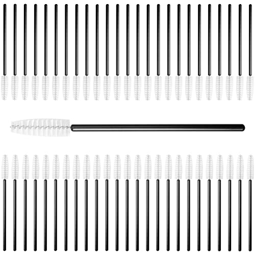 YEEPSYS 50 Pack Disposable Eyelash Mascara Brushes, Woman Wands Applicator Set, Eyebrow Brush,Women Makeup Tool Kit