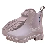 lefunnix Womens Rain Boots, Waterproof Short Ankle...