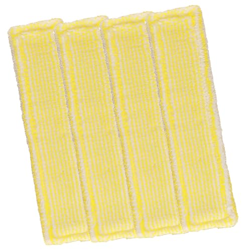 Juego de 4 Almohadillas de Limpieza Compatible con Kärcher EasyFix WV2 WV5 WV6 Plus Premium Cabezales de Microfibra para Limpiacristales Kärcher Aspiradora de Ventanas Reutilizables