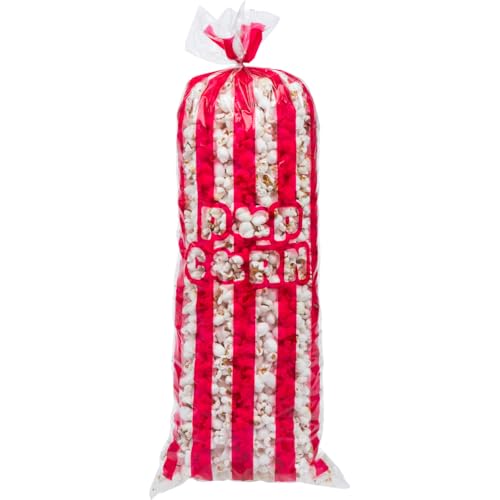 Sacs à popcorn pour fete foraine et kermesse avec liens de fermeture x1000