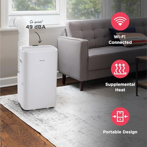 Image of Frigidaire 14,000 BTU Portable Air Conditioner with Heat & Wi-Fi, White