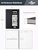 STATIONERY ISLAND A4 Skizzenbuch, 200 g/m² Dickes Papier, Spiralgebundener Zeichenbuch A4 Hardcover, Skizzenblock zum Skizzieren, Illustration, Porträt, 50 Blatt/100 Seiten #5