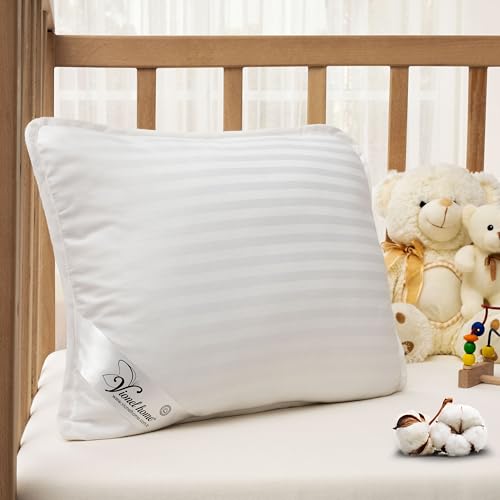 Saten Kılıflı Bebek Yastığı, 250 g, 1. Sınıf Boncuk Silikon, Otel Kalitesi, Antibakteriyel