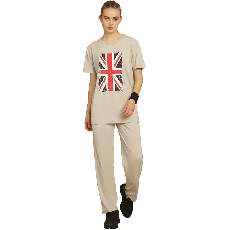 Image of Mack Jonney Cotton Printed CO-ORD Set Tracksuit for WOMEN