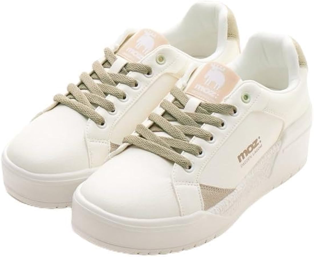 【もね】 Amazon | [モズ] 25秋冬 新色追加 厚底 ワンポイント カラーブロック