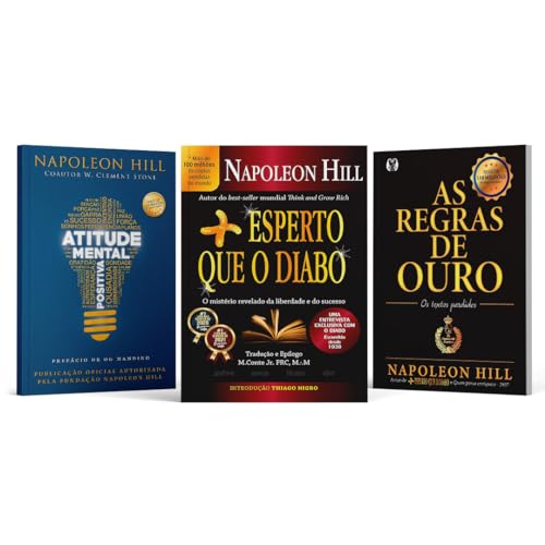 KIT - MAIS ESPERTO QUE O DIABO | ATITUDE MENTAL POSITIVA | AS REG...