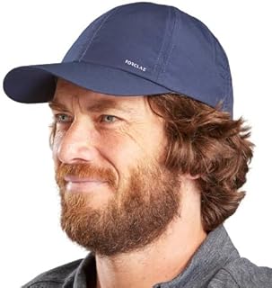 Men's Polyester Travel Trekking Cap Blue, Medium Price In India