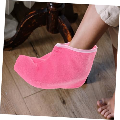 2 pares de botines reutilizables para spa de cera de parafina miniatura 7